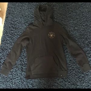 A black Hurley hoddie